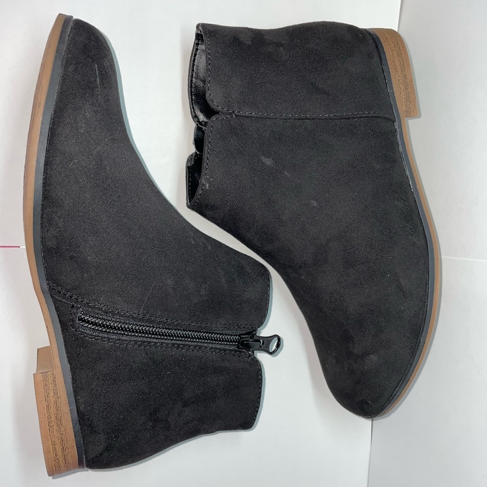 Cat & Jack Girl Black Booties Size 3